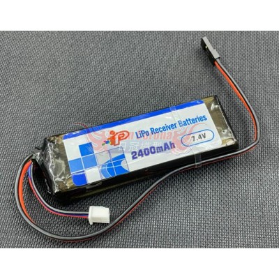 IP Battery 2400mAh 2S 7.4V Receiver Lipo Battery 